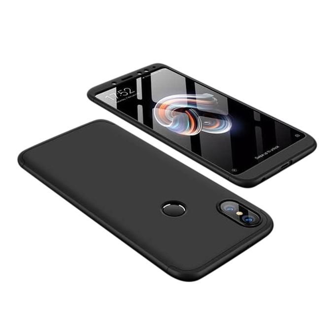 360 Full Protection Back Cover Case for Redmi 5 - Black
