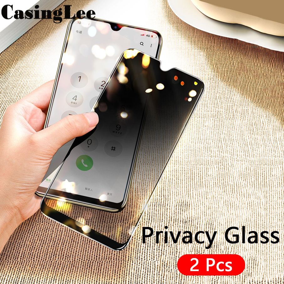 2PCS for RealmeNarzo 50i Privacy Glass Screen Protector Film for RealmeNarzo 50i Full Cover Screen Privacy Film Tempered Glass Case