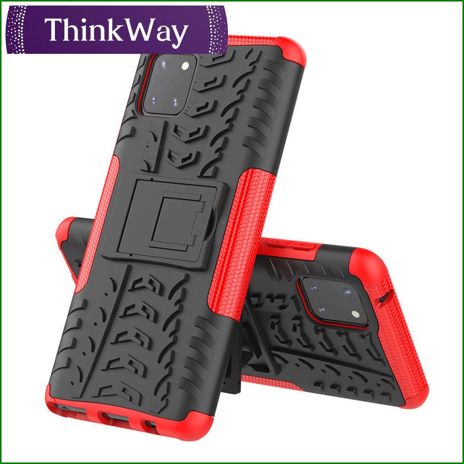 PC + TPU Slim Dual Layer Protective Cover Case Combines Strong and Durable Stand For Samsung S21+/S21 plus & Samsung S21 Ultra