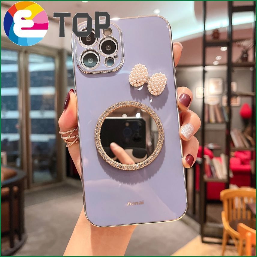 Suitable for RealmeGT mobile phone shell creative A96 electroplating butterfly mirror K9 protective cover new Q3Pro female tide brand
