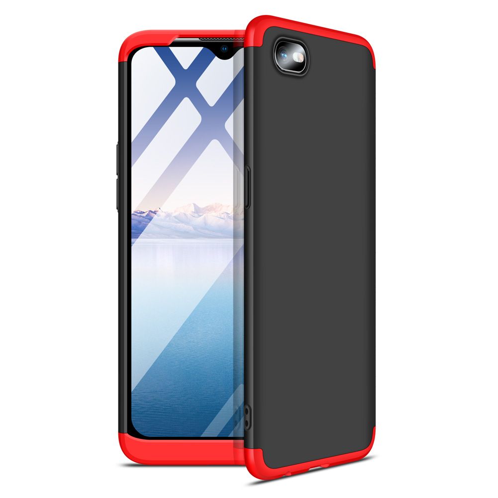 Yfashion For OPPO Realme C2   PC Back Cover Non-slip Shockproof 360 Degree Full Protective Case