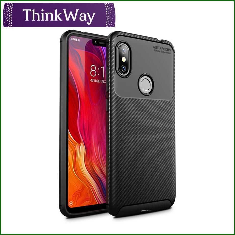 Carbon Fiber Texture Matte Case Soft Anti-Knock Anti-Fingerprint Bumper Back Cover For Redmi GO & Redmi 7/Redmi Y3