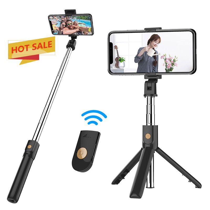 K07 Flexible Selfie Stick Tripod Stand Bluetooth Remote Control For Phone Camera
