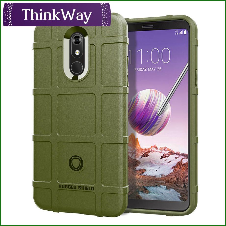 All-round Shockproof Phone Case Shock Absorbing Ultra Thin Flexible TPU Cover Soft Lightweight Carbon Fiber Protective Case For LG V30/V30 plus & LG V40/V40 ThinQ