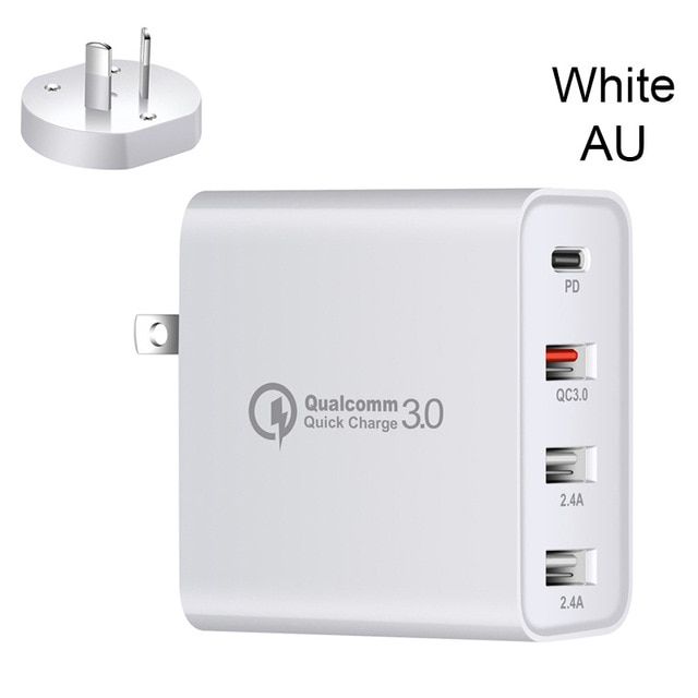 48W Quick Charger Type C USB PD Charger for Samsung iPhone XS Max Huawei iPad Pro QC 3.0 Fast Wall Charger US EU Plug Adapter