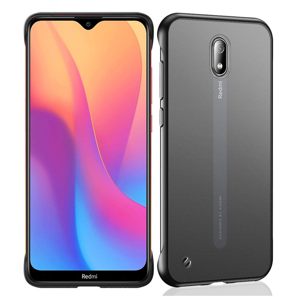 For Xiaomi Redmi 8A Slim Translucent Hard Back Matte Skin Soft TPU Bumper Corners Shockproof Case Cover