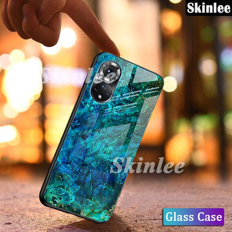 Phone Case for Huawei P50 Pro Back Cover Fashion Marble Tempered Glass Soft Silicone Cases Caing hp for Huawei P50 Pro Cover