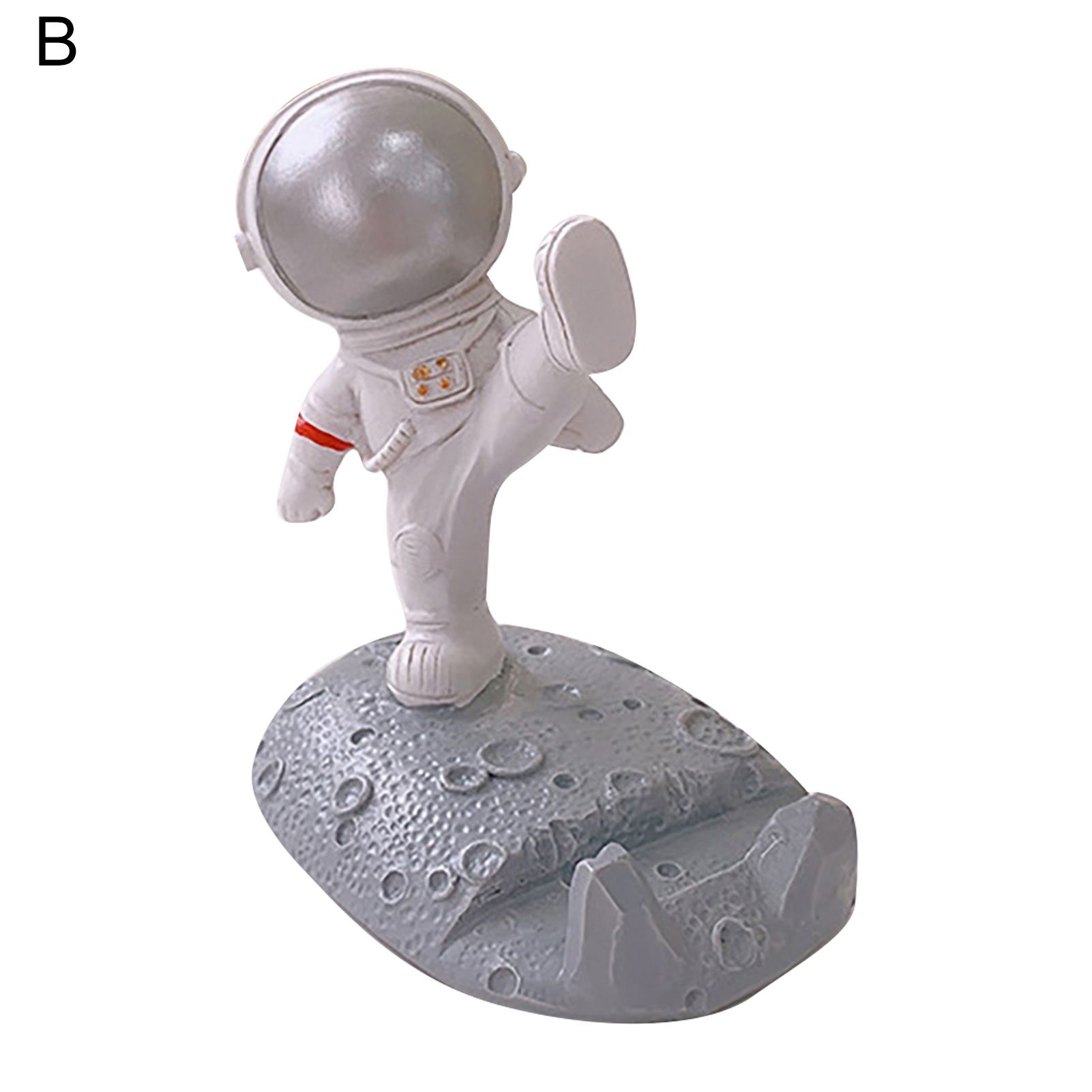 Phone Storage Holder Sturdy Lovely Spaceman Model Phone Stand