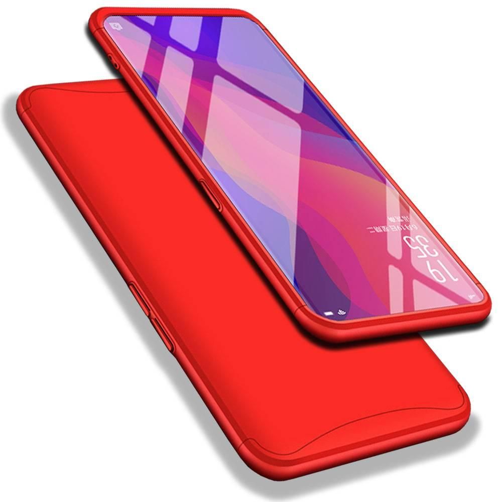 For Oppo Find X 360° Full Body Coverage Protection Hard PC 3 in 1 Detachable Protective Case Cover