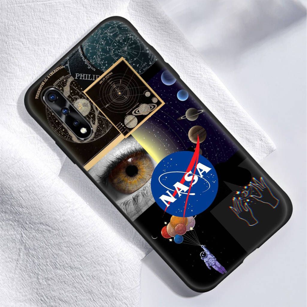 Nasa Fashion Soft Silicone Cover Case for VIVO Y11 Y12 Y15  Y17 Y5S Y53 Y55 Y69 Y55S Y71 Y81 Y81S Y30 Y50 Y91C Y91 Y93 Y95 V5 Lite V5S Y67 Y66