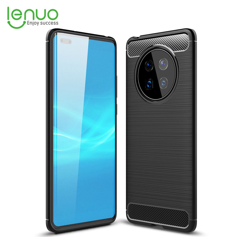 Lenuo for Huawei Mate 40 Case Carbon Fiber Cover