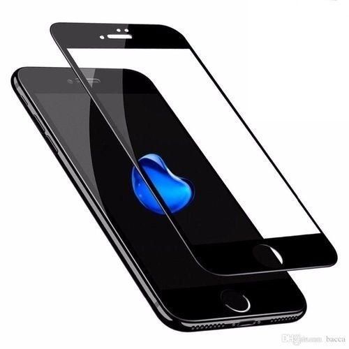 iPhone 7S 5D Tempered Glass Screen Protector - Black and Transparent