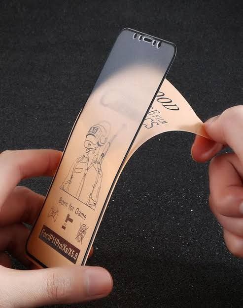 Vivo Y30/Y50 _ 9D Ceramic Matte Film Protector Unbreakable Anti-Shock  temper Fiber Sheet Glass(Front Full Glue Edge to Edge Screen Protector Premium Quality - Transparent)