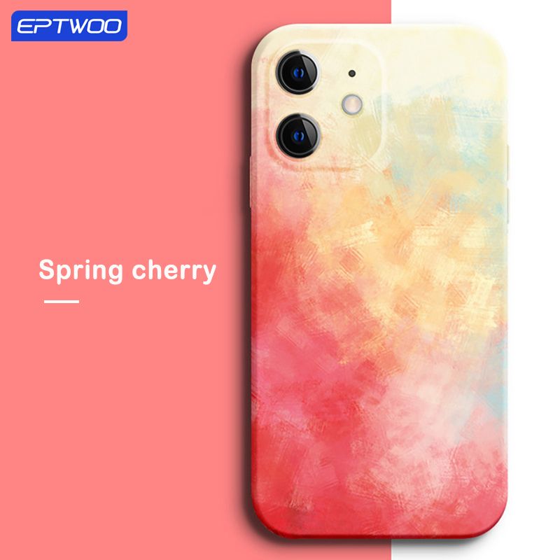 For VIVO V20 PRO V15 PRO V15 V9 V5 V5S V5 PLUS S1 Y67 X21 V11i Phone Case Watercolor Blooming Oil Painting Casing Protective Back Cover SHUI-01
