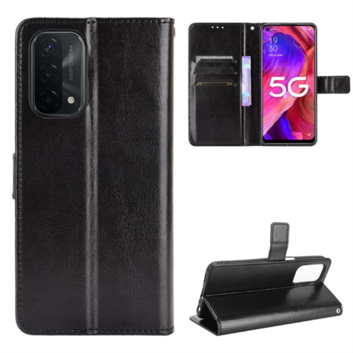 Case For Oppo A74 5g Casing Flip Leather Card Case Tpu Silicone Back Cover Soft Phone Case