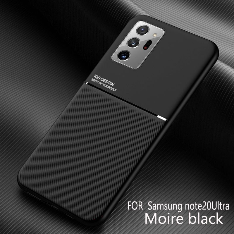 For Samsung Galaxy Note20 Ultra Case Slim Silicone Softcase Camare Protection Back Cover Texture Casing Compatible with Magnetic Car Holder