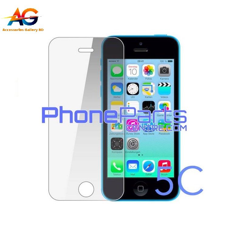 For Apple iPhone 5C Tempered Glass Screen Protector 2.5D -Transparent