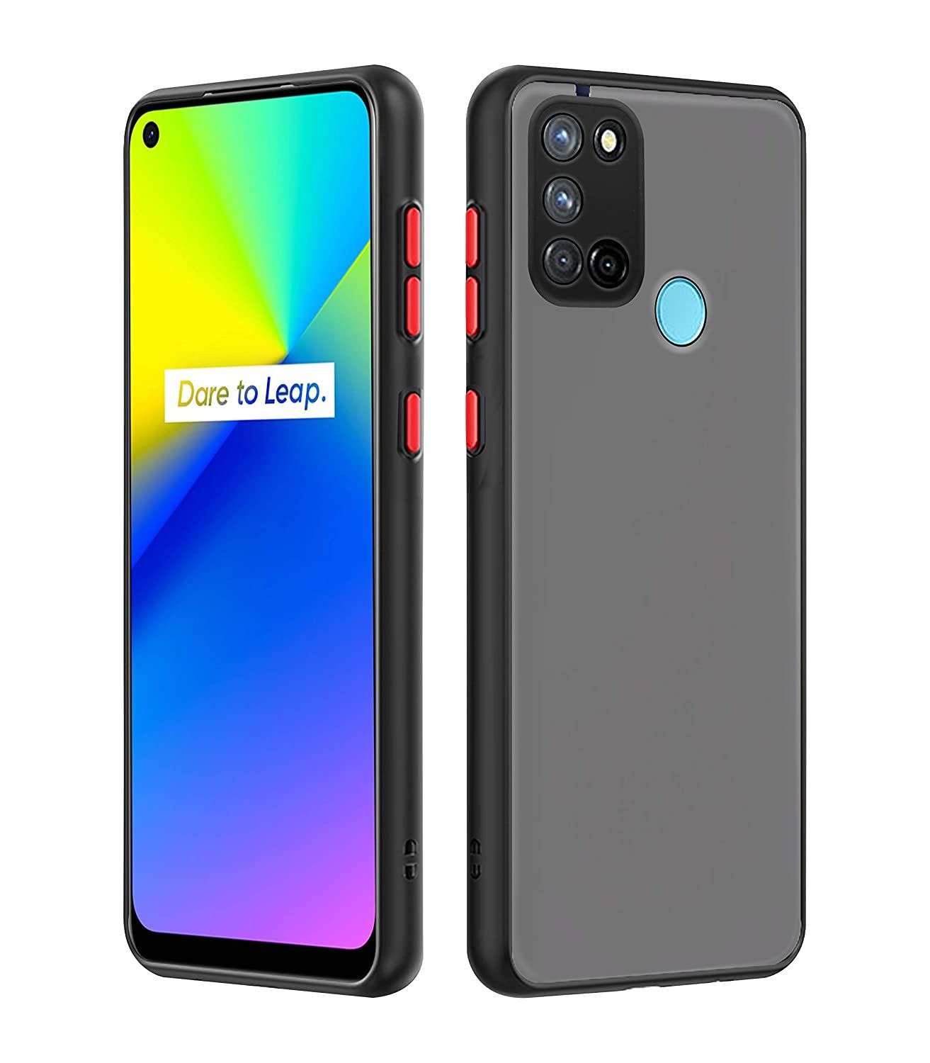 Realme 7i / Realme C17 Smoke Translucent Matte Hard Back Case Cover