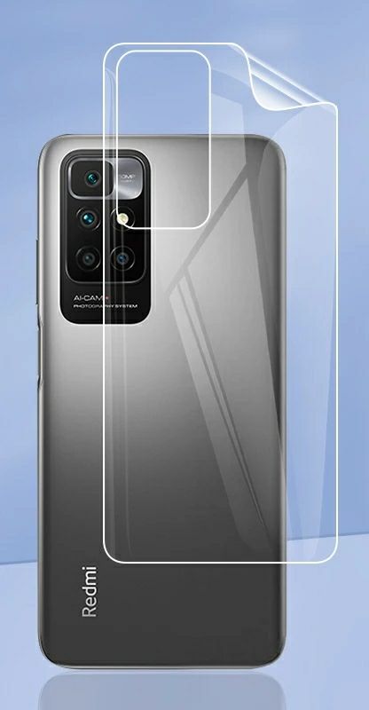 For Redmi 10 / Redmi 10 Prime - Hydrogel Film Screen Protector Soft Film Back Poly Transparent