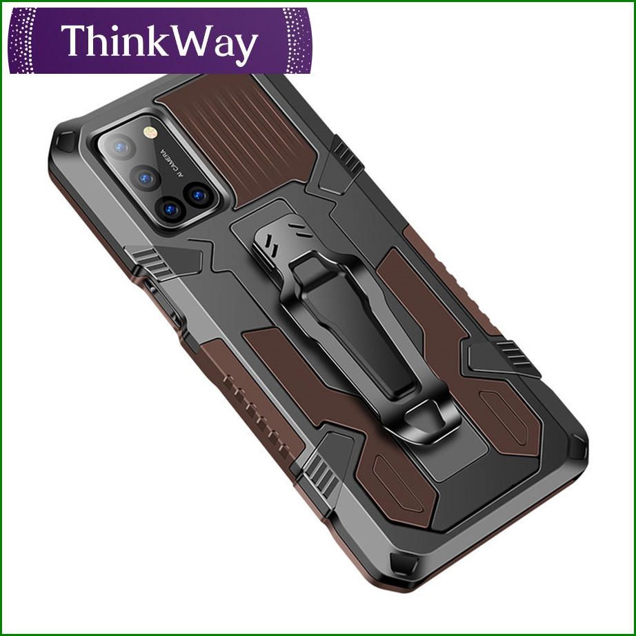 Airbag Drop Case Soft TPU Silicone + Hard Polycarbonate - Non-Slip 360° Drop Protection - With Stand For OPPO A37 & OPPO Reno6 5G