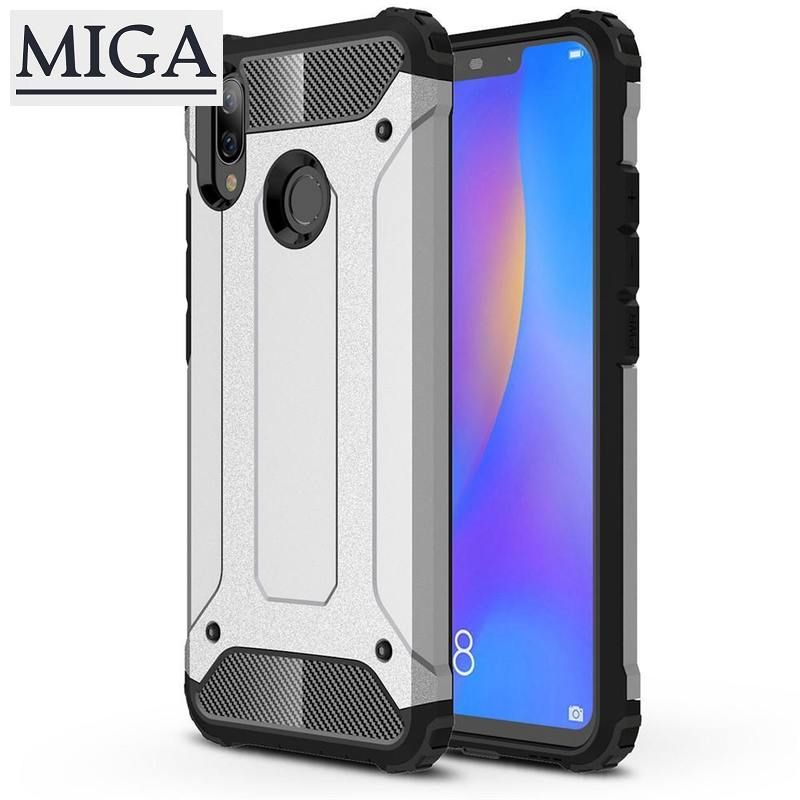 Hybrid Armor Case for Huawei nova 3i Rugged TPU + Hard Plastic Anti-knock Shockproof Cover for Huawei P Smart plus
