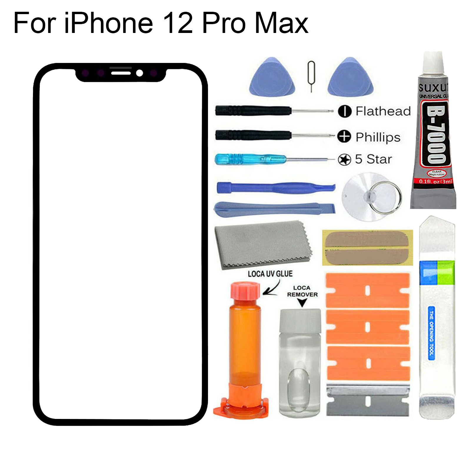 Front Glass Screen Scratch Resistant High Clarity Phone Display Touch Screen