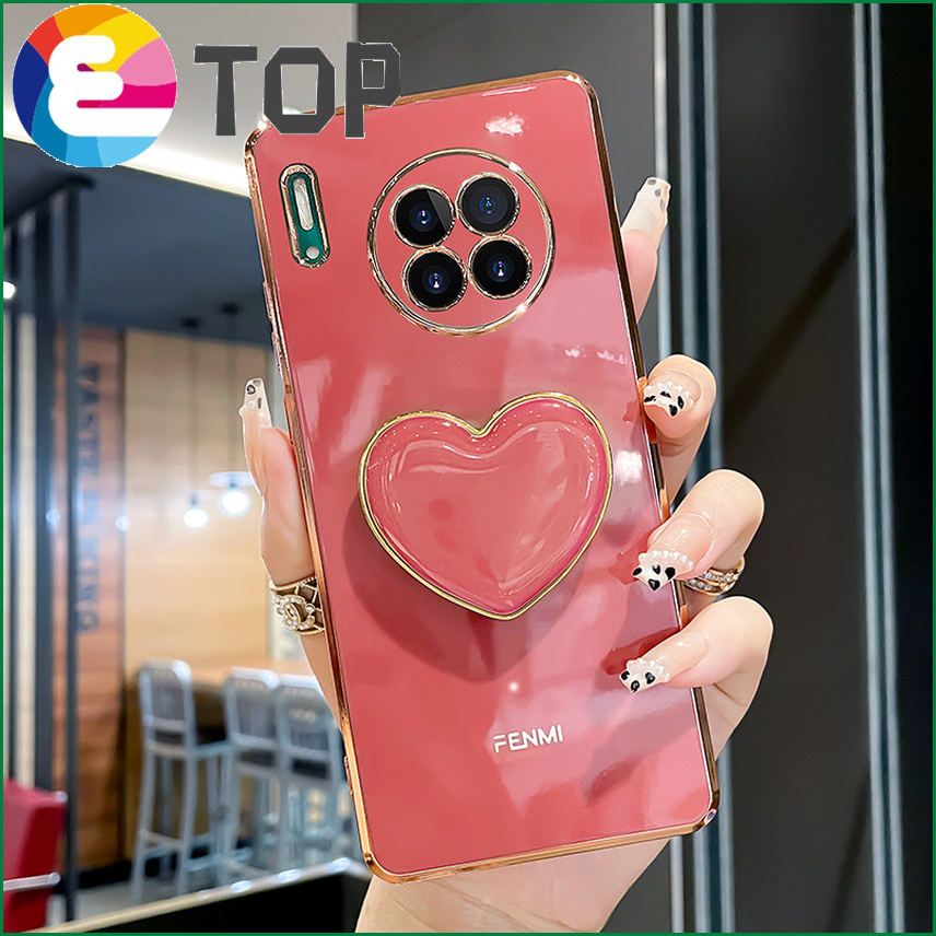 Suitable for Huawei mate30pro mobile phone shell love bracket integrated mate30 lens all-inclusive silicone soft shell m30