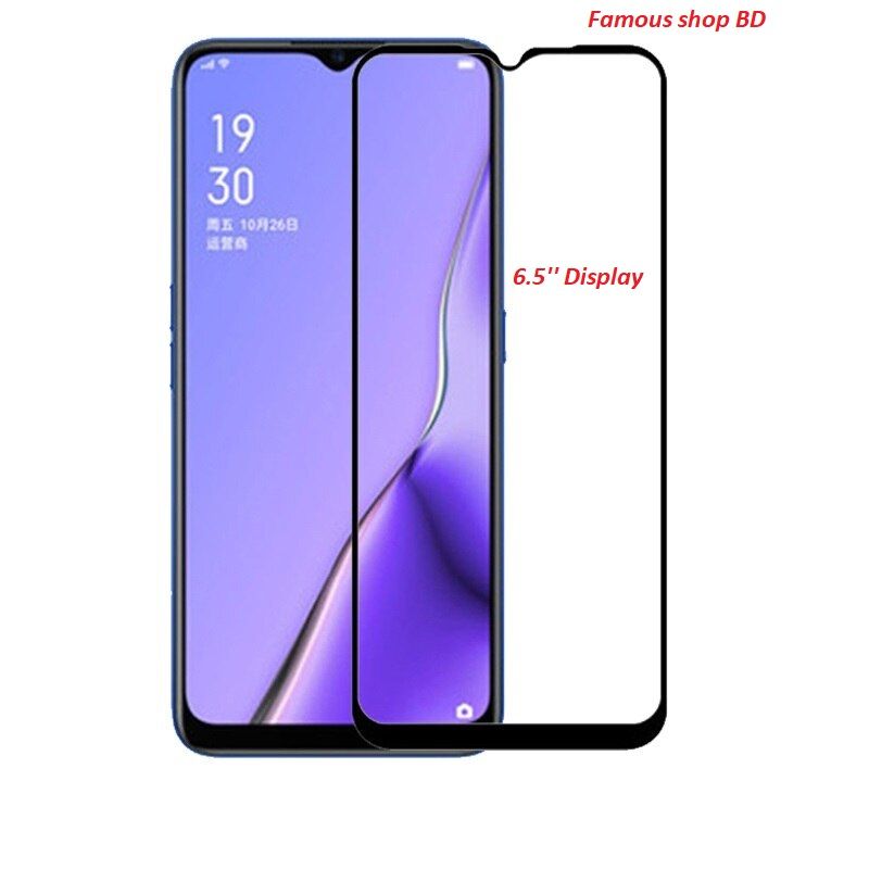 Realme c3i/c3/c11/c12/c15/5i/5s/5 Front tempered screen protector Full coverage -6.5'' Dispaly100% Best quality