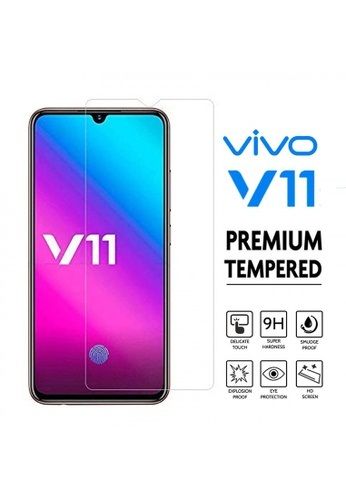 Vivo V11 Tempered Glass Screen Protector Slim 9H Hard 2.5D - Transparent