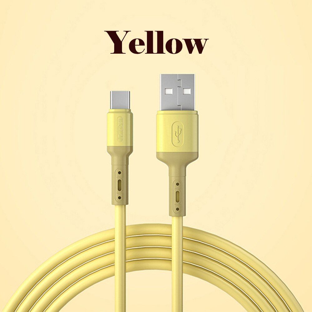 3A Liquid Micro USB Type C Cable Silicone Fast Charging Data Cable for iphone 12 for Xiaomi Samsung Quick Charger Soft Cord Wire