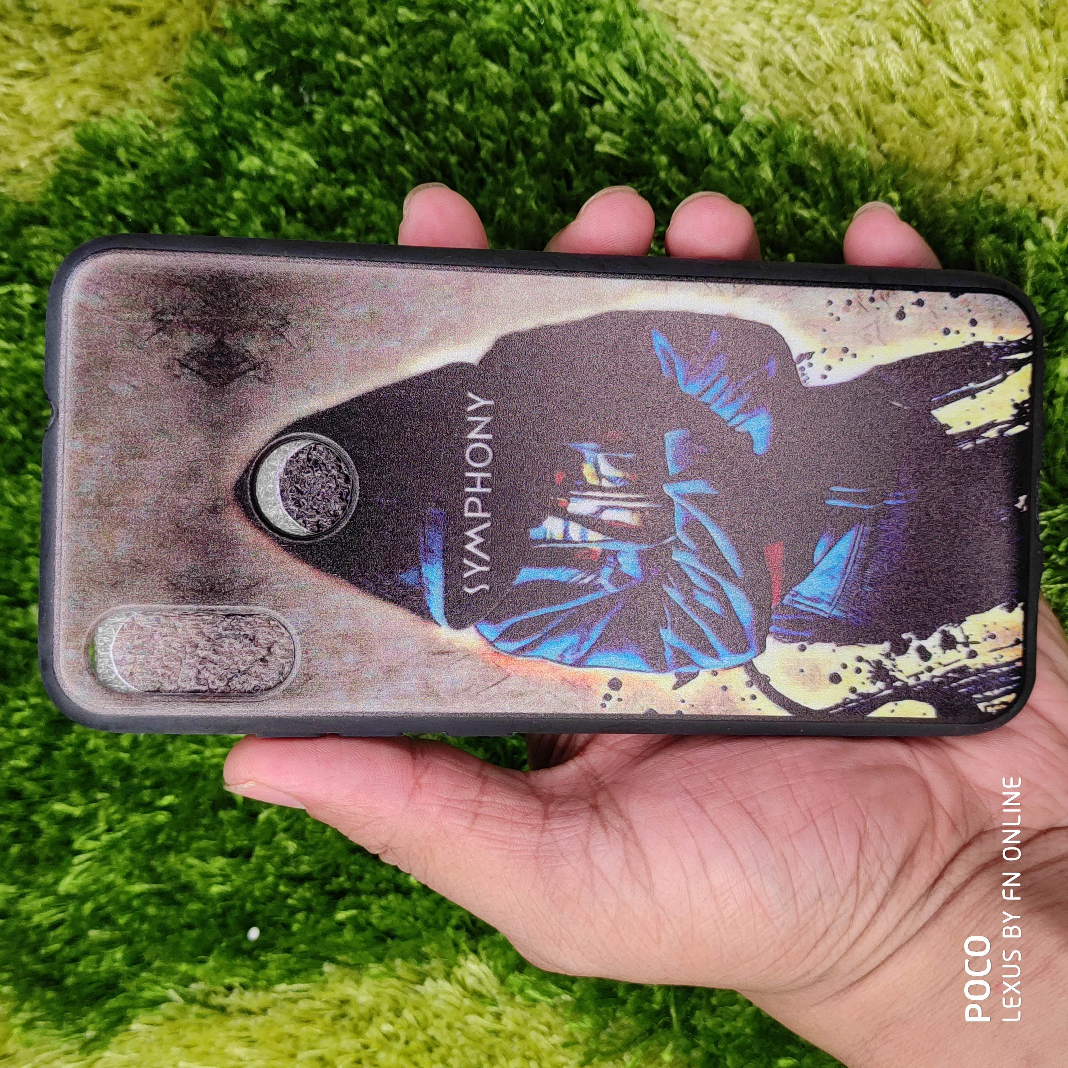 For Symphony Z15 Laser Printed Silicone Back Cover - Phone Back Cover