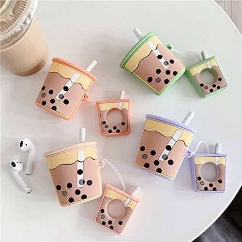 3D Cartoon Design AirPod Case for Apple AirPods 1 / AirPods 2 Silicone Cover Headphone Air Pods Pouch Protective with  AirPod Accessories.