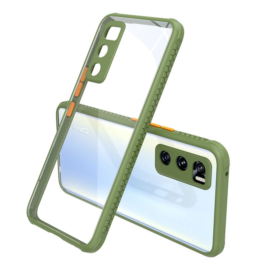 For Vivo V20 SE Camera Lens Protection Design Transparent Protective Shell  Suitable case