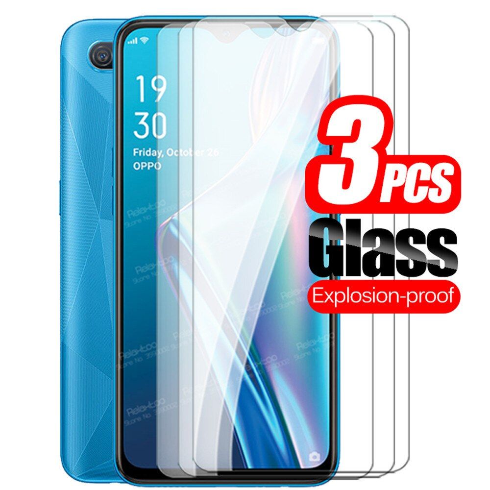 [Order message mobile phone model]3pcs Protective Glass For Oppo A12 A91 A 12 91 On OppoA91 OppoA12 Screen Protector Tempered Glass Armor Safety Phone Cover Film