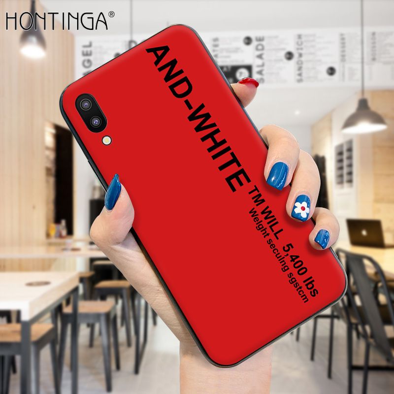 Hontinga for Samsung M10 Case Simple Generous Clean Color Girls Boys Cases Shockproof Soft Silicone TPU Phone Cover