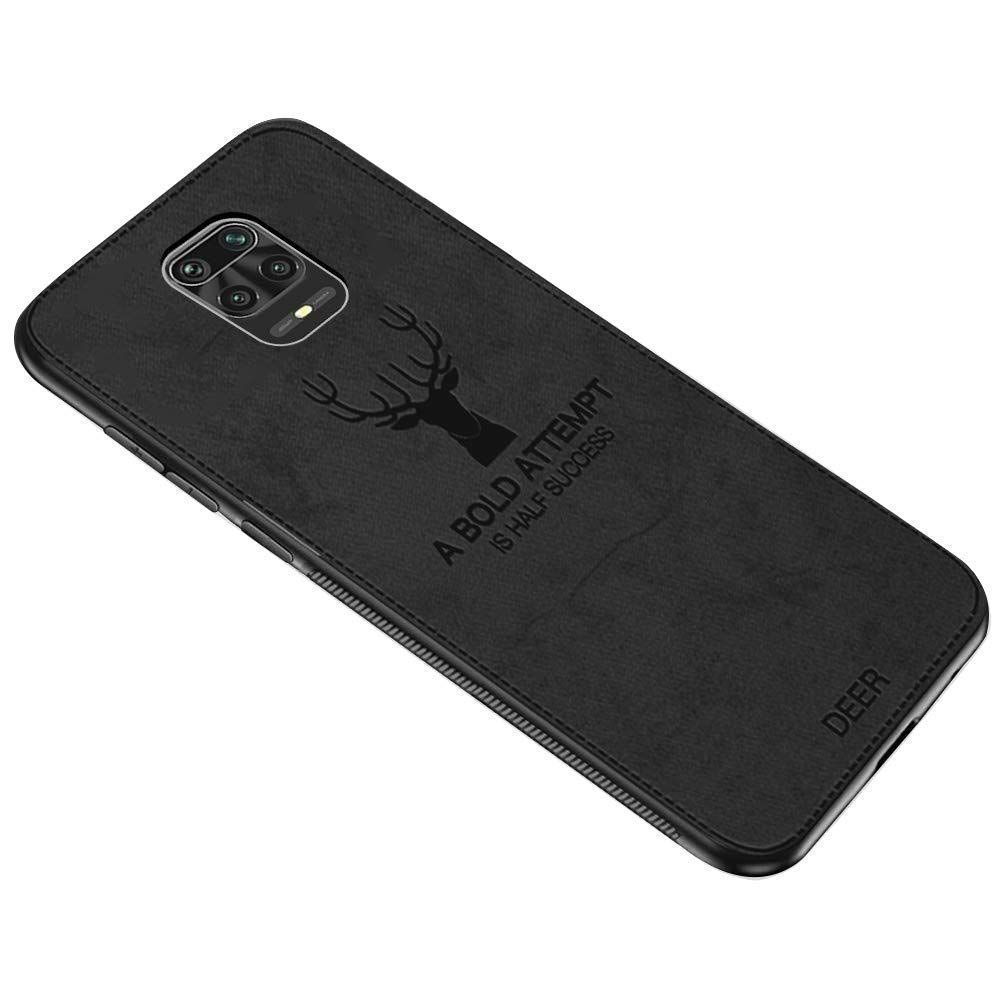 Deer Back Cover For Xiaomi Redmi Redmi Note 10 Pro/Note 10 Pro Max/Note 10S/Note 10/Note 9 Pro Max/Note 9 Pro/Note 9s/Note 9/Note 8 Pro/Note 8/Note 7/Note 7 Pro -  Blue/Black