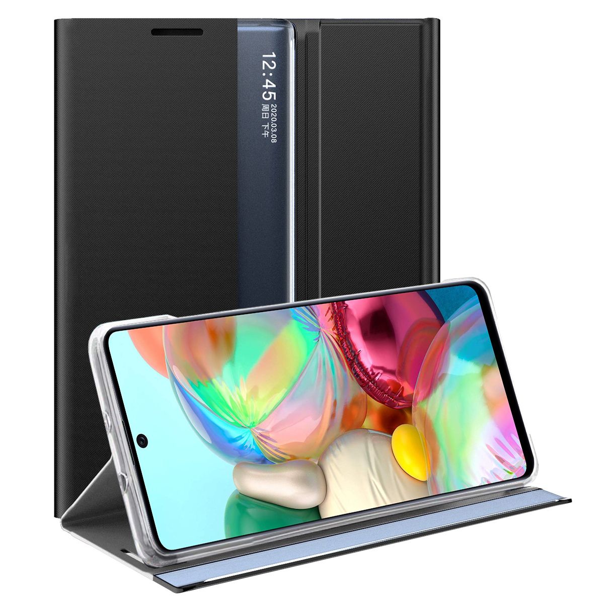 For Samsung Galaxy A71 Slim Smart Flip Leather Stand Case Cover