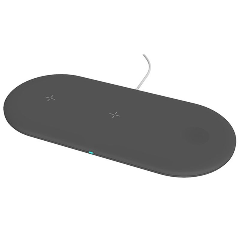 3 in 1 Qi Wireless Charger for Apple Watch for iPhone X XS XR Samsung S10 18W Fast Charger for Watch Phone 12