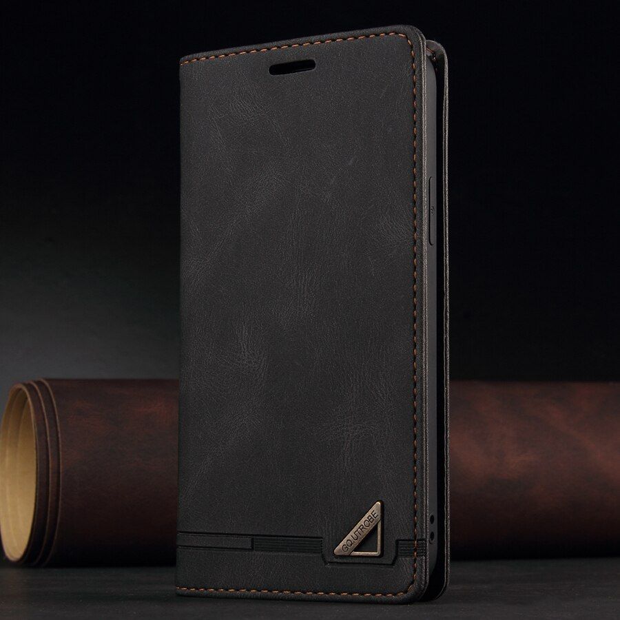 Wallet Leather Anti-theft Brush Case For Redmi 10 9 9A 9C 9T 8 8A Note10/10S/10T/10 Pro Max/9/9T/9Pro/8 Mi Poco F3/M3 Pro/X3 Nfc