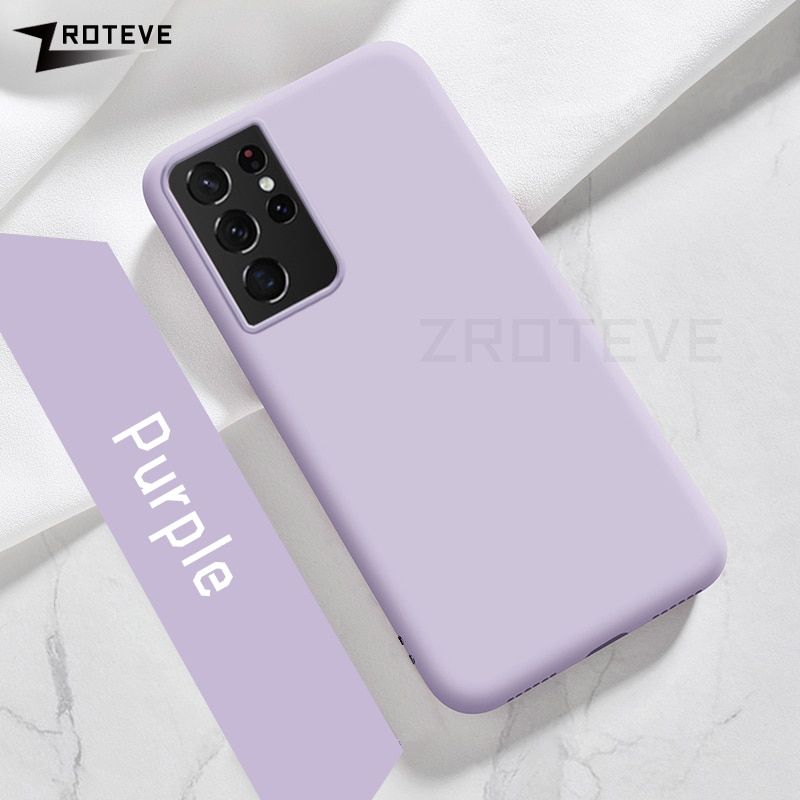 S21 Ultra Cover Zroteve For Samsung Galaxy S21 Plus S20 FE Case  Silicone Coque For Samsung Note 20 10 Lite S10 E S20 Plus