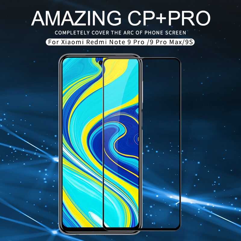 Nillkin Amazing CP+ Pro tempered glass screen protector for Xiaomi Redmi Note 9 Pro, Note 9S, Note 9 Pro Max