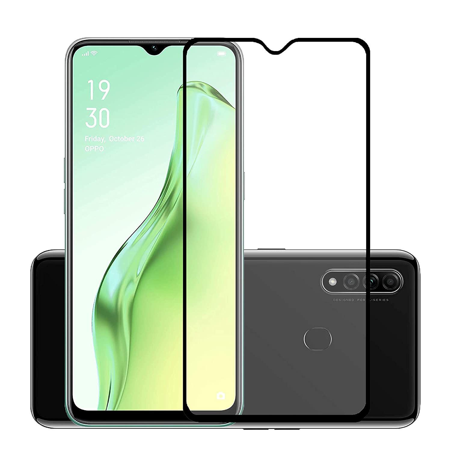 OPPO A31 2020 Tempered Glass Screen Protector (Front) 6D/9D/11D - Black