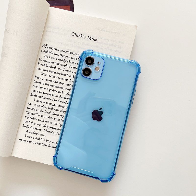 Lens Protection Shockproof Phone Cases For iPhone 12 11 Pro Max Xs X Xr 7 8 Plus SE 2020 13 Clear Silicone Case Soft Back Cover