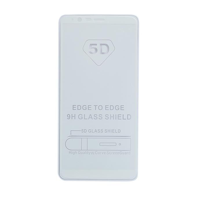 5D 9H Tempered Glass Screen Protector for One Plus 5T - White