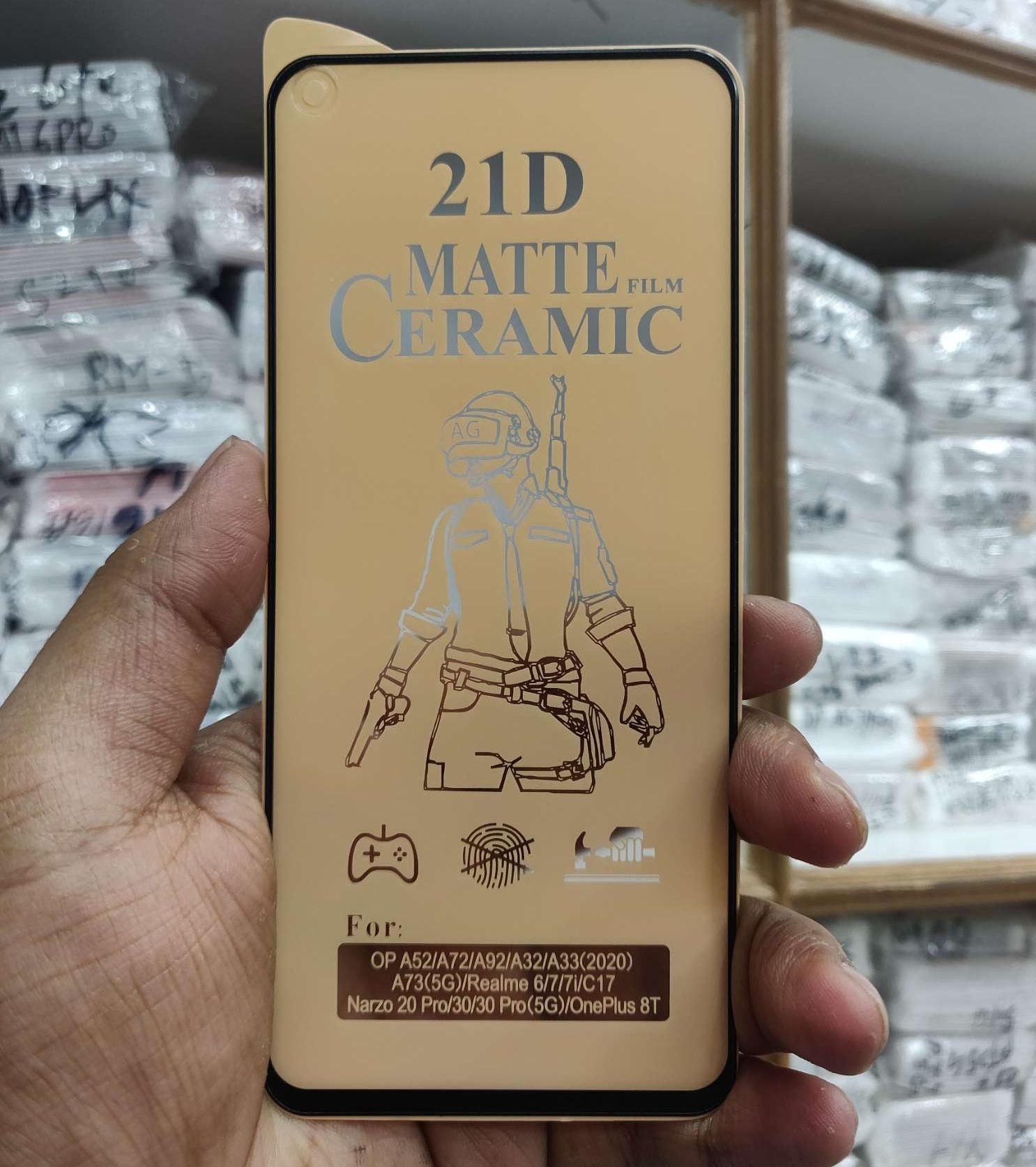 Realme 6/7/7i/8(5G)/C17 Narzo 20 Pro/30/30 Pro(5G) Matte Flexible Tempered Glass Screen Protector
