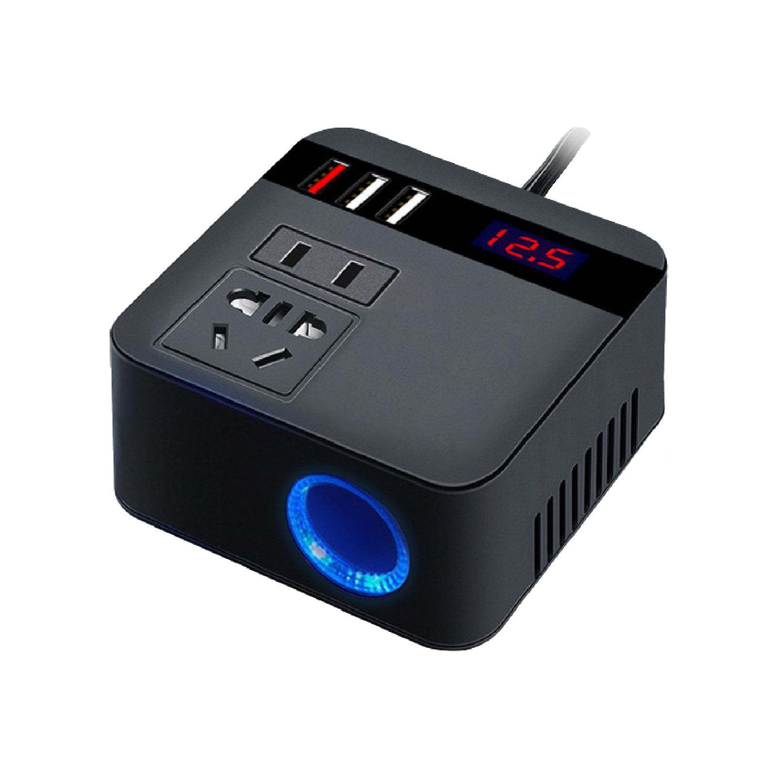 Car Inverter Electrical Equipment 100W 12V 24V to 110V 220V Vehicle Smart Converter