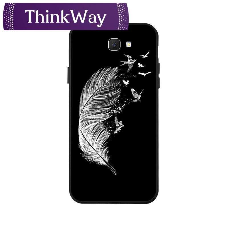 Black Soft TPU Phone Cases for Samsung Galaxy J7 Prime On7  On Nxt G610M G610M/DS G610Y/DS SM-G610F/DD G6100 SAM-G6100 5.5 inch DIY Hot image Case Soft Silicone Back Cover
