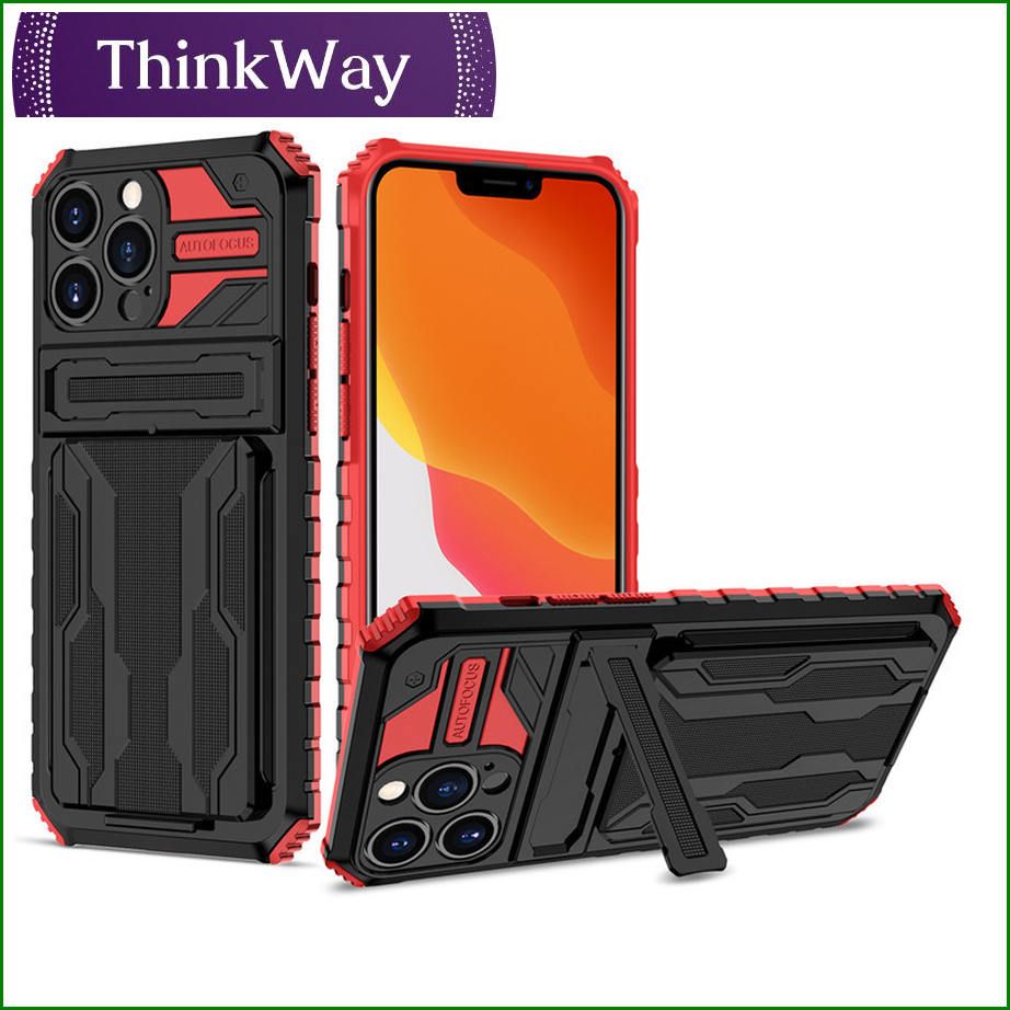 King Kong Card Holder Phone Case Shockproof and Shatterproof Protective Cover For iphone XS MAX & iphone11
