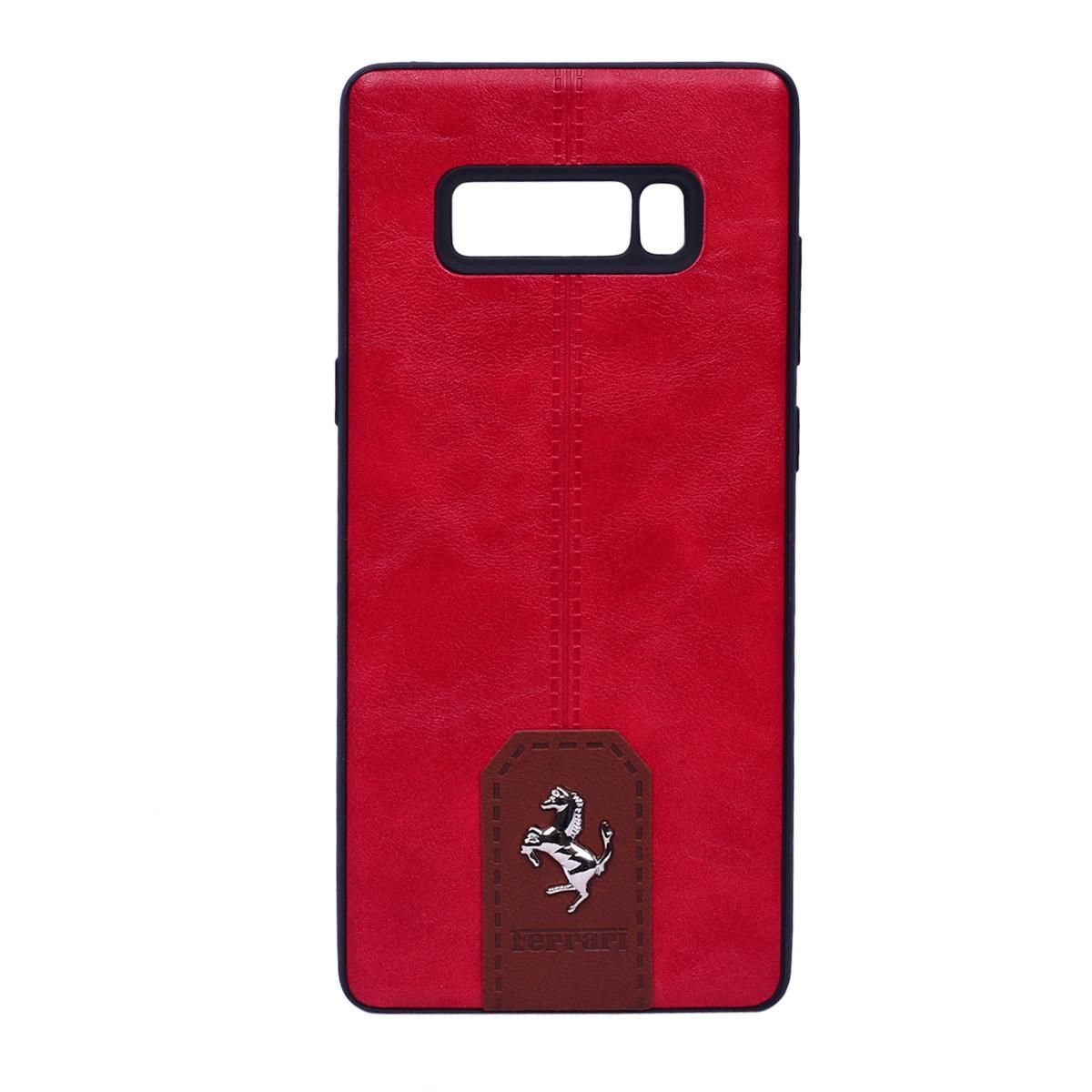 Leather Back Case for Samsung Note 8