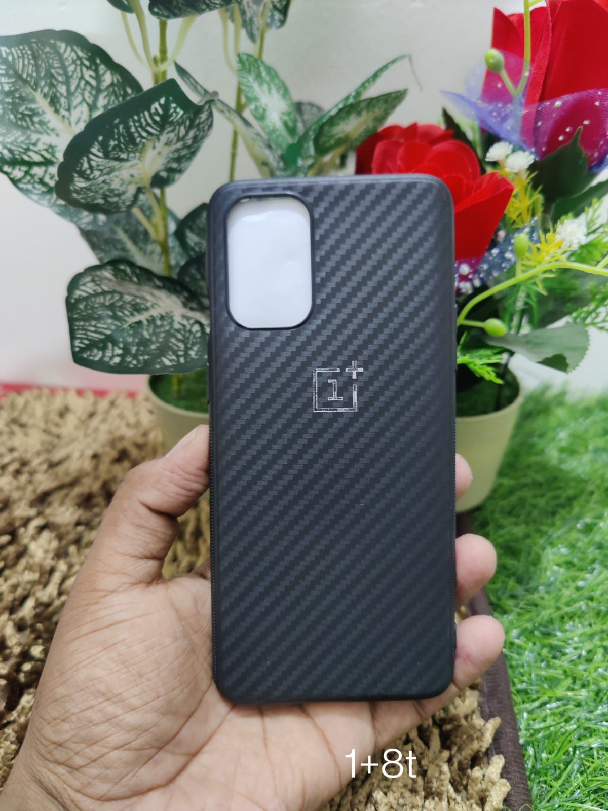Carbon Fiber Case for Oneplus 8t 1+9r - Super Frosted Shield Back Cover - Phone Back Cover